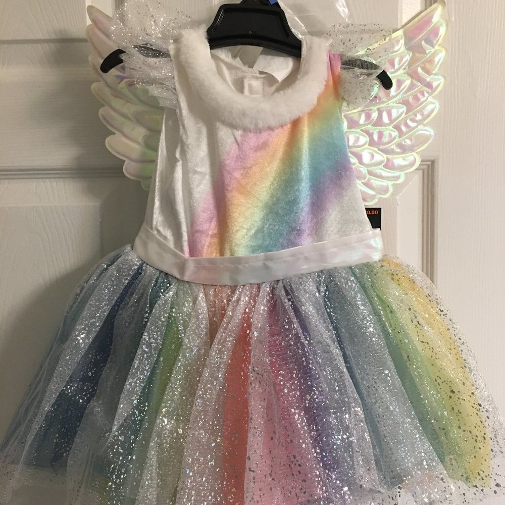 Girl's Pastel Unicorn Costume w/ Headband - So Adorable NEW  Ki1